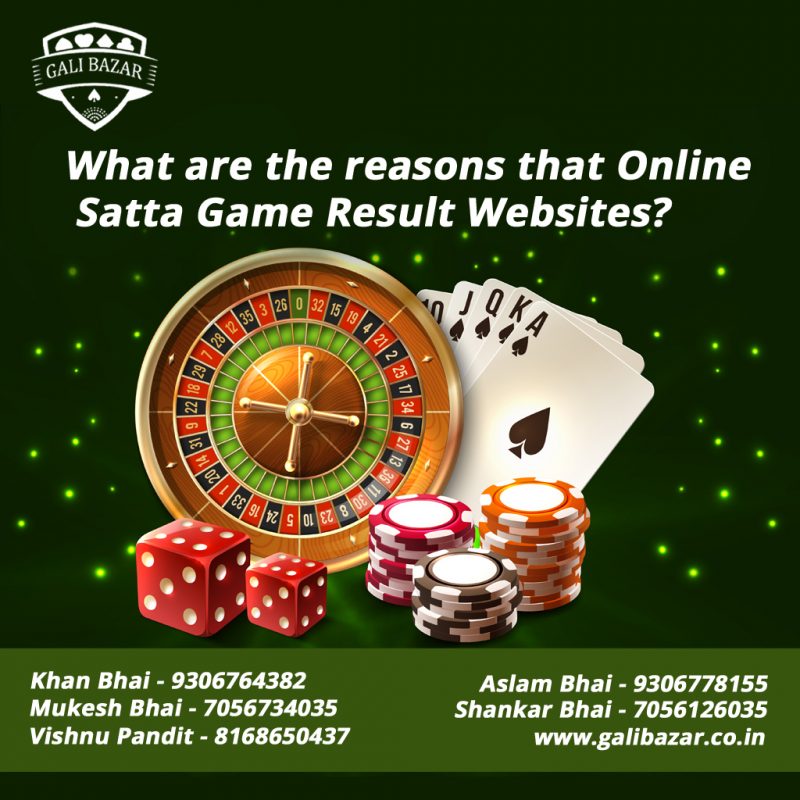 What are the reasons that Online Satta Game Result Websites