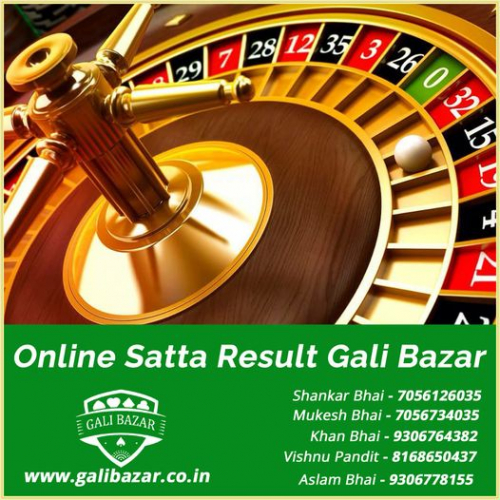 Online Satta Result Gali Bazar